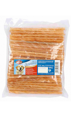 Biscoitos para cão Trixie Dog Chewing Rolls (Blister c/ 100 unidades) | 5/6 mm