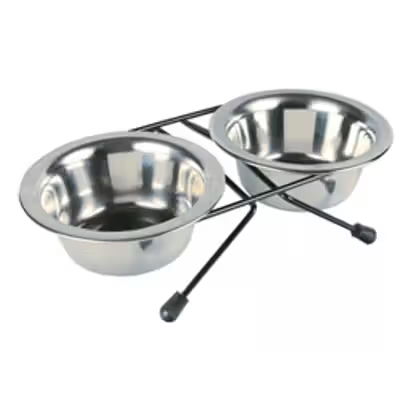 Trixie Eat on Feet Stainless Steel Bowl Set