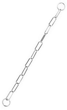 Trela para cão Trixie Long Link Choke Chain in Chrome | 70 cm x 4mm