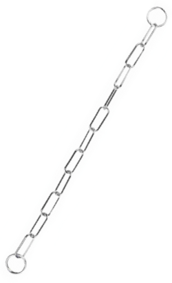 Trela para cão Trixie Long Link Choke Chain in Chrome | 58 cm x 4mm