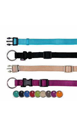 Coleira para cão Trixie Premium Collar| S-M | Azul