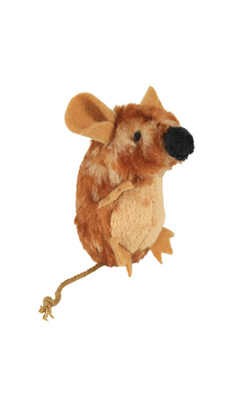 Brinquedo para cão Trixie Rato em Peluche | 8 cm