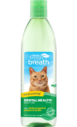 Pasta de dentes para Gatos Tropiclean Fresh Breath Dental Solution | 473 ml