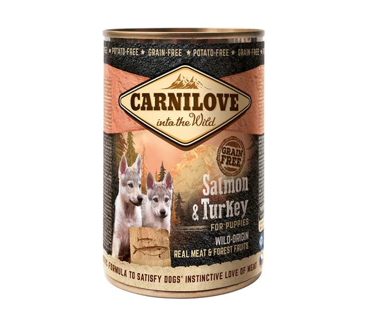 CARNILOVE CANINE PUPPY SALMON TURKEY BOX | 6 X 400GR