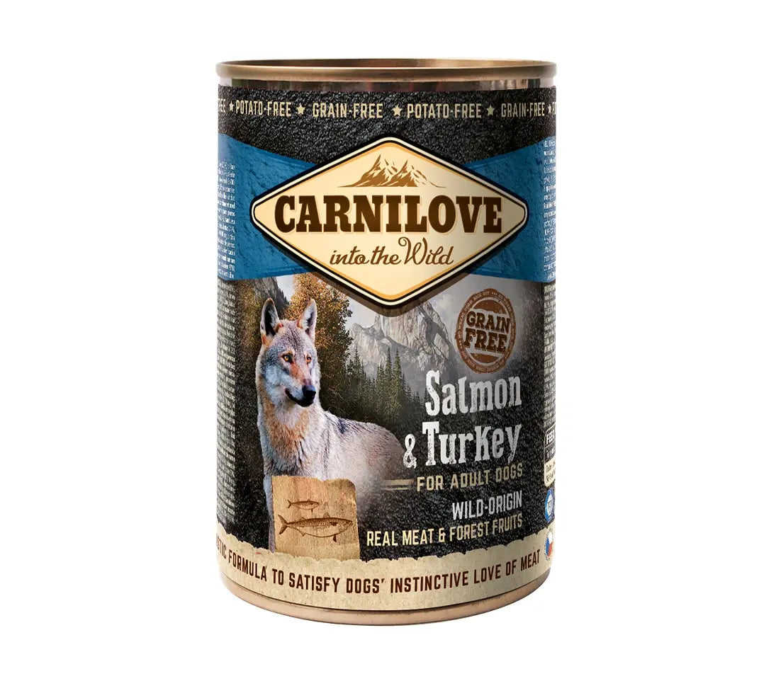 CARNILOVE CANINE ADULT SALMON TURKEY BOX | 6 X 400GR
