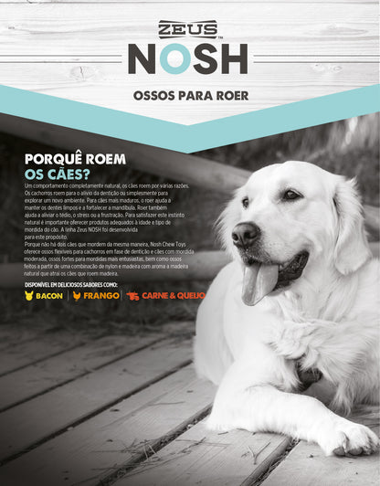 Zeus Nosh Strong Chew Bone Bacon | 18 cm