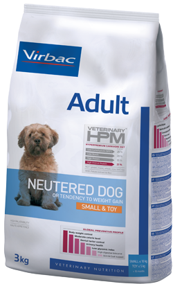 Ração para Cão Virbac HPM Adult Neutered Dog Small & Toy | 7 kg