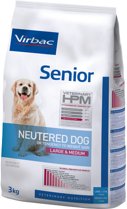 Ração para Cão Virbac HPM Senior Neutered Dog Large & Medium | 12 kg
