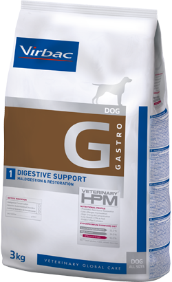 Ração Veterinária para Cão Virbac Veterinary HPM G1 Dog Digestive Support | 7 kg