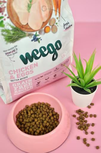 Weego Cat Food Pollo y Huevos 1,5 KG