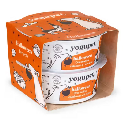Yogupet Halloween Cão Iogurte e Abóbora - Snack para cão