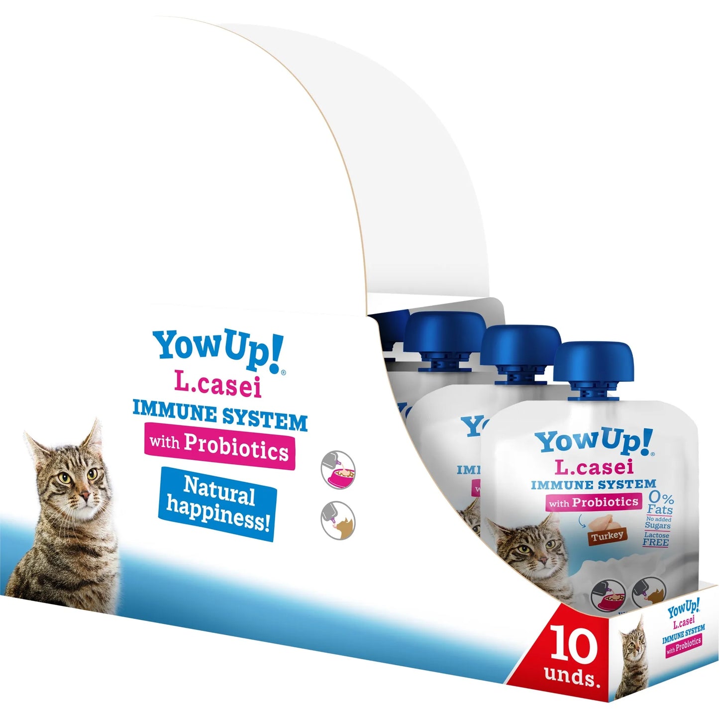 Yow Up Pouch L.Casei Peru Gatos Caixa Display | 10 X 85Gr