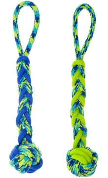 Zeus Fitness Rope & TPR Tug Ball | Cores Sortidas | 40 cm