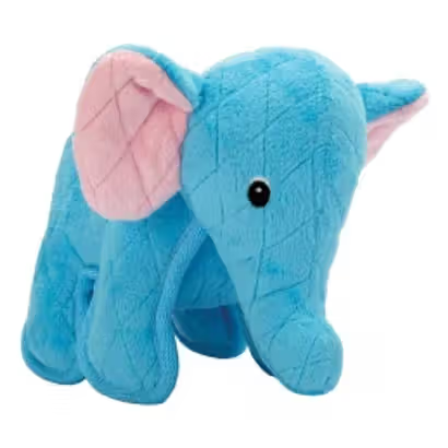 Zeus Safari Plush Elephant Dog Toy