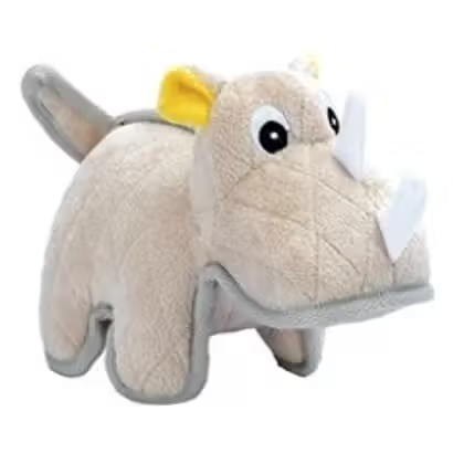 Peluche de rinoceronte Zeus Safari para perro