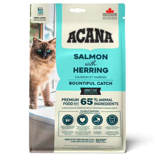 Acana Bountiful Catch - Ração seca para gato adulto - Peixes 340 g
