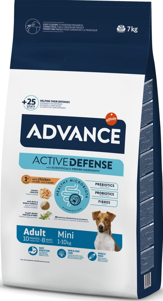Ração para Cão Advance Dog Mini Adult Chicken & Rice | 7 kg
