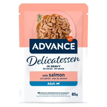 Advance Delicatessen Gato Adulto Salmón - Comida húmeda para gato