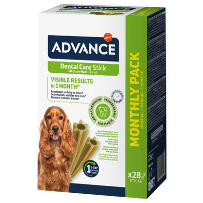 Galletas dentales Advance Dog Stick Medium &amp; Maxi