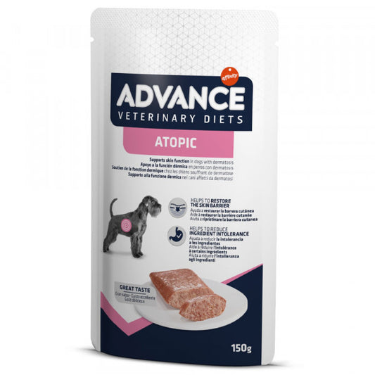 Advance VET Atopic - Alimento húmido para cão adulto | 8x150 g