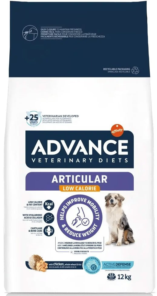 Ração Veterinária para Cão Advance Vet Dog Articular Low Calorie | 12 kg