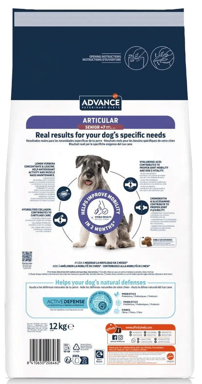 Ração Veterinária para Cão Advance Vet Dog Articular Senior +7 Years | 12 kg