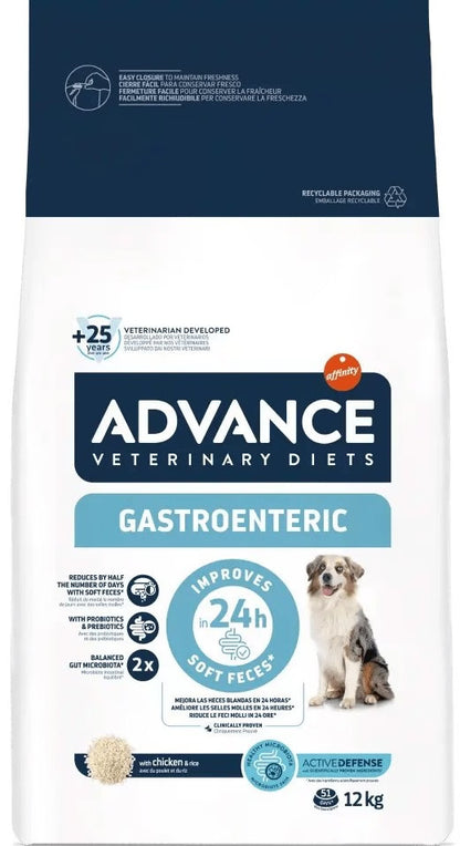 Ração Veterinária para Cão Advance Vet Dog Gastroenteric | 12 kg