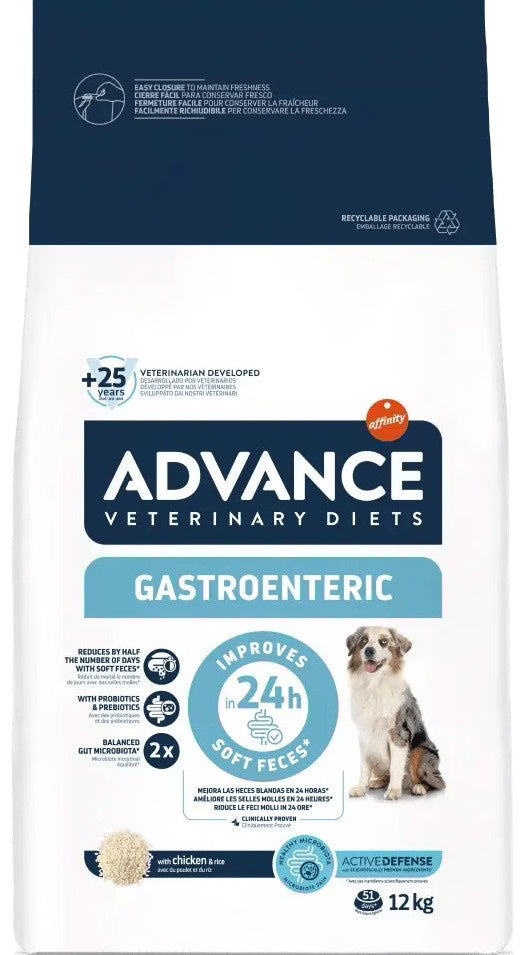 Ração Veterinária para Cão Advance Vet Dog Gastroenteric | 12 kg