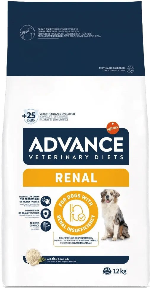 Ração Veterinária para Cão Advance Vet Dog Renal | 12 kg