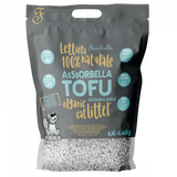 Ferribiella Areia 100% Natural de Tofu com Carvão e Clorexidina - Arena para gato con carbón y clorhexidina