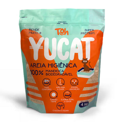 TOH Yucat - Areia para gato de mandioca