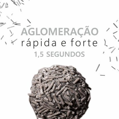 HAPPY MEOW Tofu Clumping Cat Litter Activated Charcoal 2mm 6l