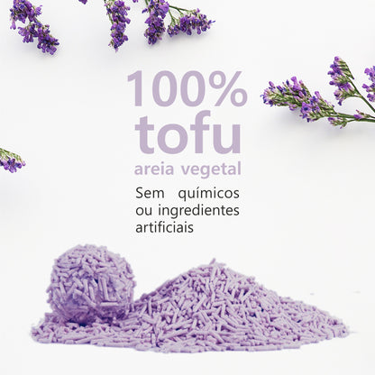 HAPPY MEOW ARENA TOFU AGLOMERANTE PARA GATO Lavanda 2mm 6L