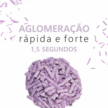 HAPPY MEOW ARENA TOFU AGLOMERANTE PARA GATO Lavanda 2mm 6L