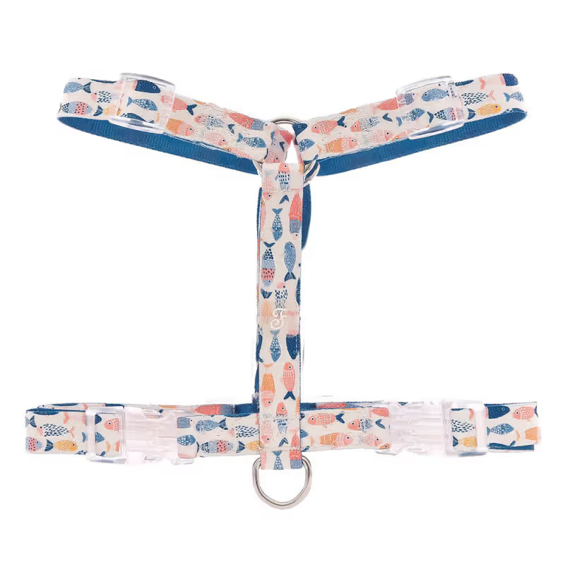 Ferribiella Arnês em H Motif Sardinhas - Arnés para perro