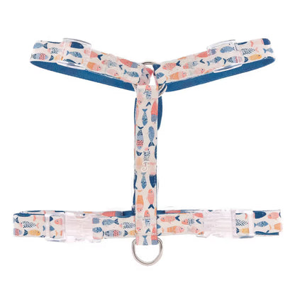 Ferribiella Arnês em H Motif Sardinhas - Arnés para perro