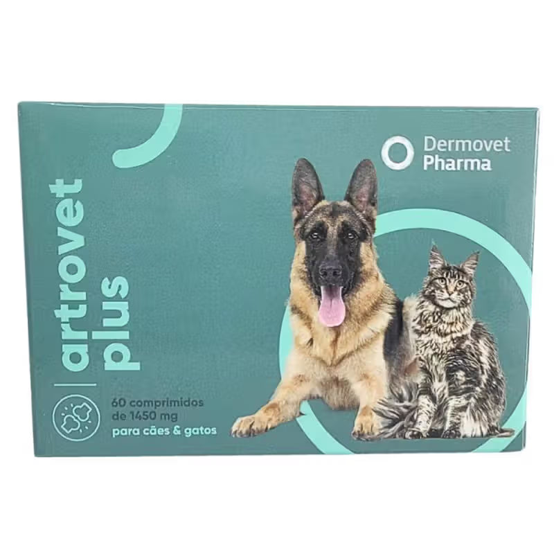 Dermovet Pharma Artrovet Plus Perro y Gato - Snack para perro y gato para soporte articular