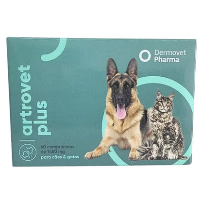 Dermovet Pharma Artrovet Plus Perro y Gato - Snack para perro y gato para soporte articular