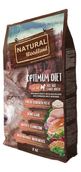 Natural Woodland Optimum Large Breed Perro Pavo y Pollo - Pienso seco para perro