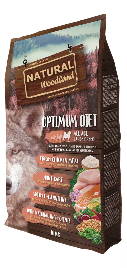 Natural Woodland Optimum Large Breed Dog Turkey and Chicken - Dry dog food