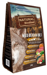 Natural Woodland Wild Iberian Cão Todas as Idades Javali e Porco Ibérico - Ração seca para cão