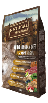 Natural Woodland Wild Iberian Cão Todas as Idades Javali e Porco Ibérico - Ração seca para cão