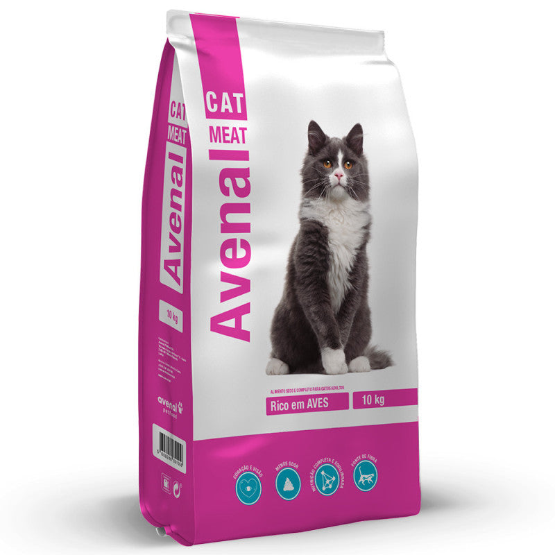 Avenal - Dry Cat Food for Adult Cats - Meat and Cereals 10 kg
