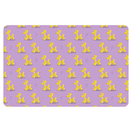Ferribiella Motif Balloon Dog - Base para cuencos para perro