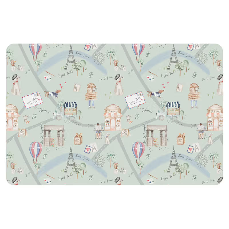 Ferribiella Motif Paris - Base para cuencos para perro y gato