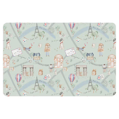 Ferribiella Motif Paris - Base para cuencos para perro y gato