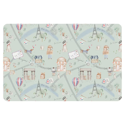Ferribiella Motif Paris - Base para cuencos para perro y gato
