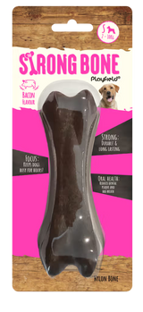 Playfield The Strong Bone Bacon - Osso de nylon para cão