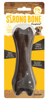 Playfield The Strong Bone Chicken - Hueso de nailon para perro