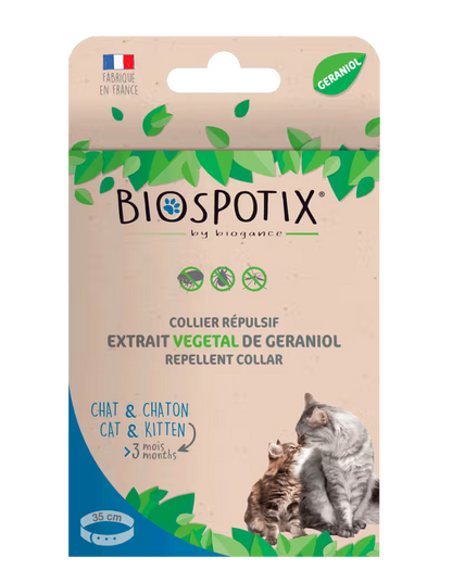 Biospotix Cat Collar - Collar para gato repelente de parásitos